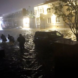 Pensacola, Florida, has already gotten 2 feet of rain. Here's what it looks like on the ground.