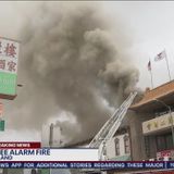 Flames rip through densely populated Oakland's Chinatown