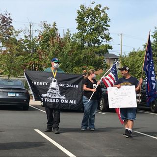 Anti-mask protesters heckle Gov. Ned Lamont at news conference for second straight day