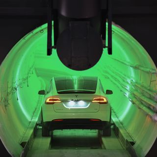 Elon Musk’s Tunnel Under Las Vegas for Self-Driving Cars Is Almost Complete