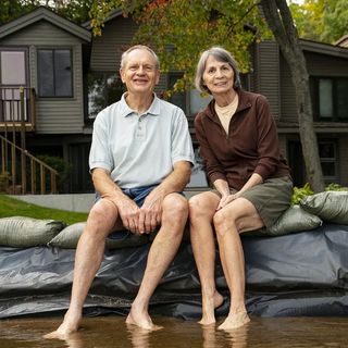 With climate change, Minnesotans fight for homes and cabins on a runaway lake