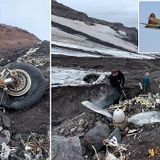 US WWII bomber emerges from glacier in Iceland 76 years after crash