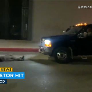 Video: Hollywood protesters, drivers involved in violent confrontations