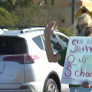 Parents Rally at SDUSD Headquarters for Return to In-Person Learning