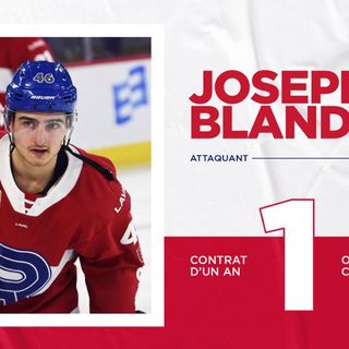 Canadiens agree to terms on a one-year contract with Joseph Blandisi