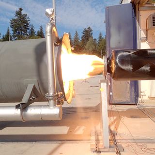 HyImpulse hybrid rocket motor roars to life for the first time - SpaceNews