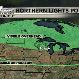 Northern lights sighting possible Monday night in WI