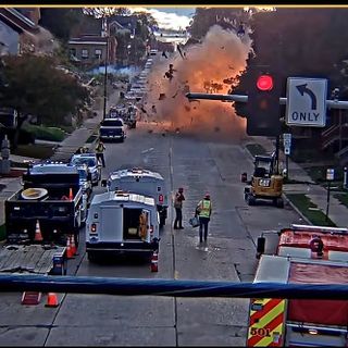 [WATCH] Traffic Camera Shows Gas Explosion In Dubuque