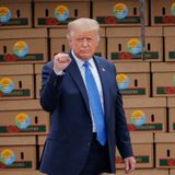 Trump requires food aid boxes to come with a letter from him