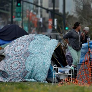 California rushes to prevent virus spread among the homeless