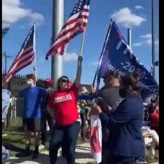 Americans Bring Rally To Trump...Large Crowd Stands Outside Walter Reed Hospital, Chants "Four More Years!" [VIDEO]