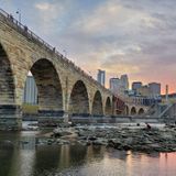 Crowds flock to rare Mississippi River drawdown in Minneapolis