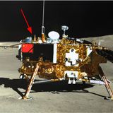 First measurements of the radiation dose on the lunar surface