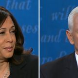 Kamala Harris' side-eye to Pence is winning the VP debate