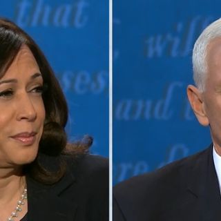 Kamala Harris' side-eye to Pence is winning the VP debate