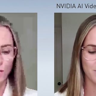 NVIDIA Uses AI to Slash Bandwidth on Video Calls