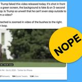 No, That Trump Video Isn’t Green-Screened