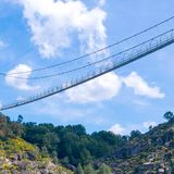 World's longest pedestrian suspension bridge opens in Portugal