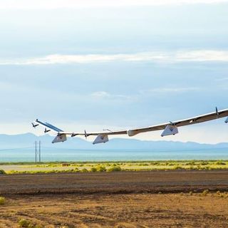 This massive drone beamed broadband from the sky in a key test