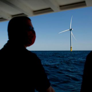 Wind turbines taller than the state’s tallest building make energy off Virginia Beach coast