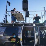 'Mad Max-meets-Beatles' concert series has bands play on the rooftop of a van