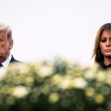 Melania Trump is having a hard time distancing herself from the president