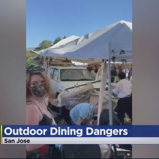 Surveillance Video Shows Moment SUV Crashes Into Outdoor Diners At SJ Restaurant