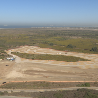 California campground under construction just north of the border