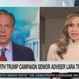 Jake Tapper Abruptly Ends Lara Trump Interview