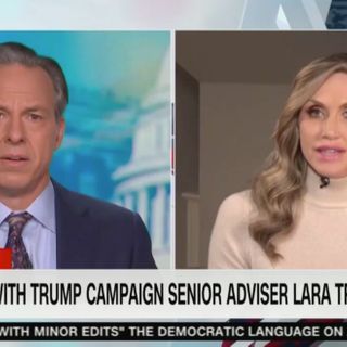 Jake Tapper Abruptly Ends Lara Trump Interview