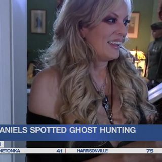 Stormy Daniels spotted ghost hunting in Atchison, Kansas