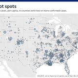 US now has more coronavirus cases than either China or Italy