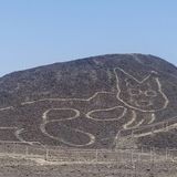 A 2,000-year-old cat was discovered carved on a hillside among Peru’s Nazca Lines