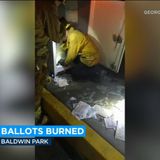 Fire intentionally set inside ballot box in Baldwin Park, officials say