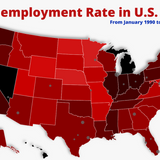 The Unemployment Rate in U.S. States from 1980 to September 2020 - Statistics and Data