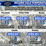 Bitterly cold temperatures predicted in eastern Idaho; Winter weather warning issued near Wyoming, Montana borders - East Idaho News