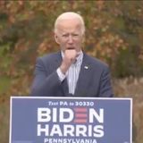 Joe Biden Insults Pennsylvanians Who Don't Support Him, Calls Them "Chumps" as He Coughs Into His Hand (VIDEO)