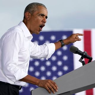 Trump is more outrageous than ‘Florida Man,' Obama says at campaign stop