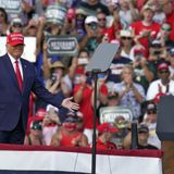 As virus surges, Trump rallies keep packing in thousands
