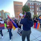 Armenians march in Clayton to call attention to war between Armenia and Azerbaijan