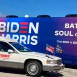 President Trump Appears To Embrace Actions Of Caravan That Surrounded Biden-Harris Campaign Bus In Texas