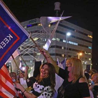 WATCH: Israelis Rally for Trump on Election Eve in Jerusalem Hills, Blast 'YMCA'