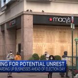 Preparing for Unrest: Businesses Boarding Up, Police Preparing to Monitor Polling Stations