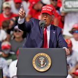 Preparations for Trump rally at Kenosha Regional Airport on Monday night