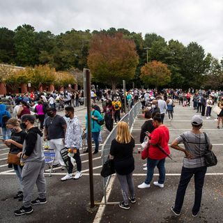 Record early vote leads to tranquil Election Day at polls