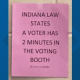 VERIFY: Does Indiana have a time limit on how long voters have to cast a ballot?