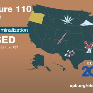 Oregon becomes 1st state in the US to decriminalize drug possession