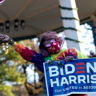 'Love wins': Cincinnatians celebrate President-elect Joe Biden's victory in Washington Park