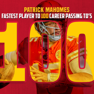 Chiefs QB Patrick Mahomes becomes fastest player to 100 career passing touchdowns