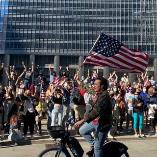 PHOTOS: Chicago Celebrates Joe Biden’s Victory